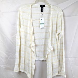 NWT KAREN BROOKS OPEN LIGHTWEIGHT CARDIGAN